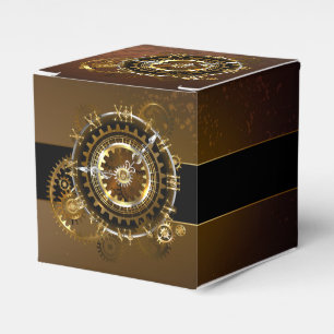 Steampunk clock geschenkschachtel
