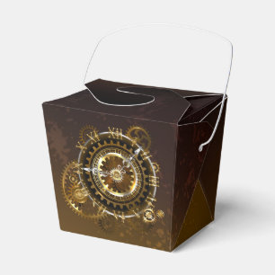 Steampunk clock geschenkschachtel