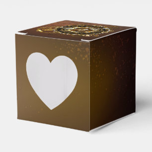 Steampunk clock geschenkschachtel