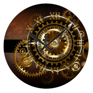 Steampunk clock große wanduhr