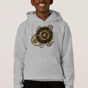 Steampunk clock hoodie
