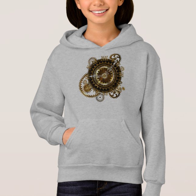 Steampunk clock hoodie (Vorderseite)