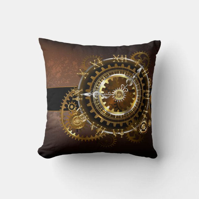 Steampunk clock kissen (Vorderseite)