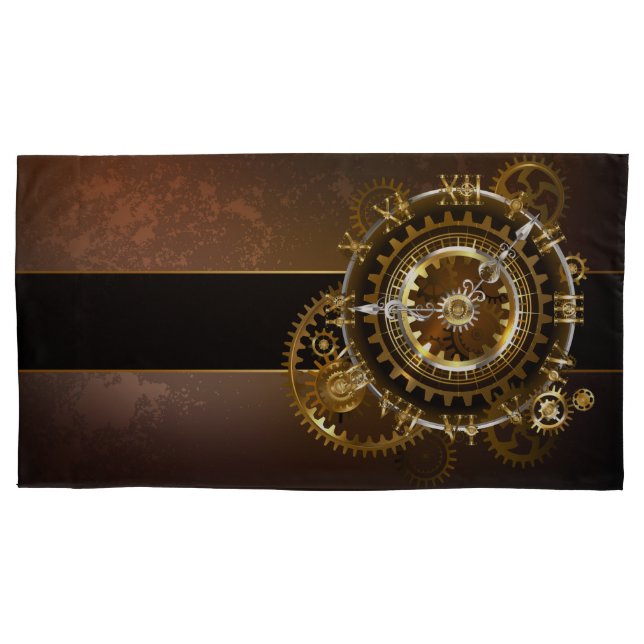 Steampunk clock kissenbezug (Vorderseite)