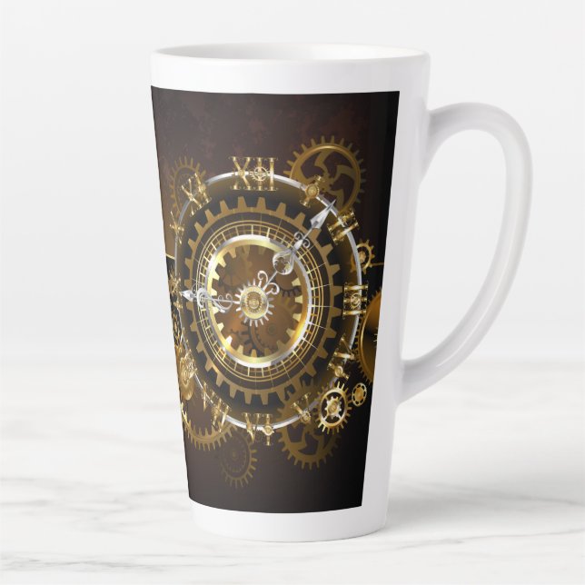 Steampunk clock milchtasse (Rechts)