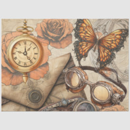Steampunk Clock | Monarch | VIKTORIANISCH | Brille Seidenpapier