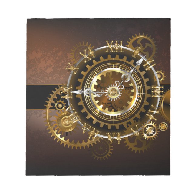 Steampunk clock notizblock (Vorderseite)