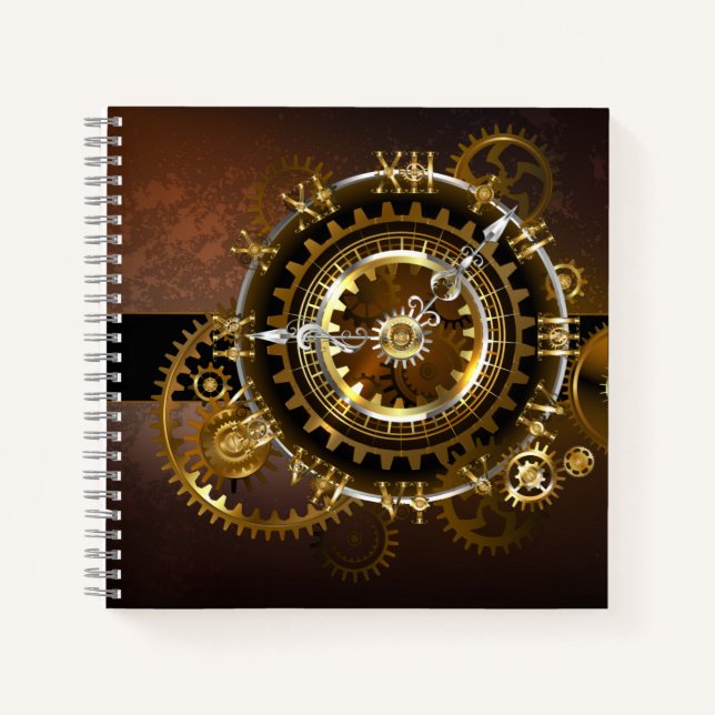 Steampunk clock notizbuch (Vorderseite)