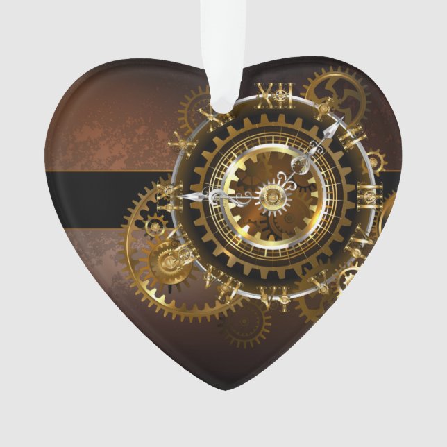 Steampunk clock ornament (Vorderseite)