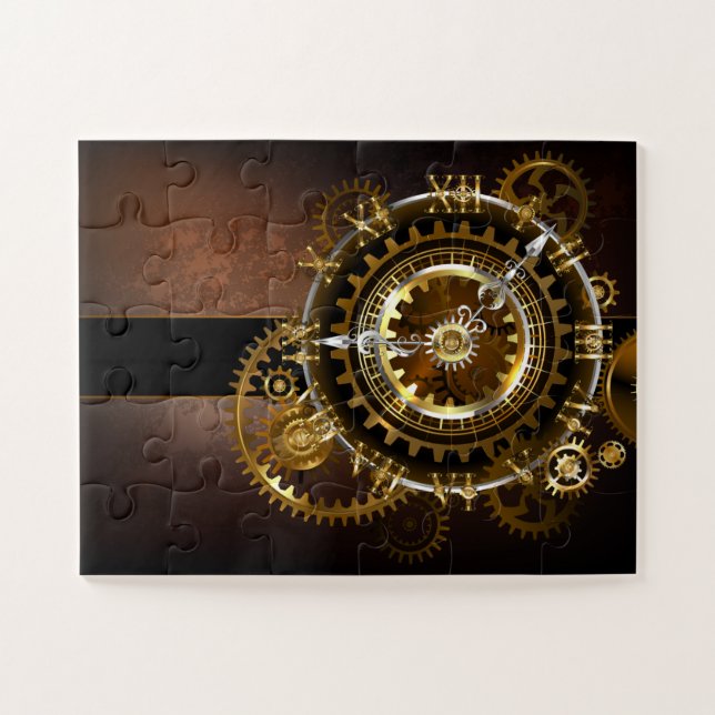 Steampunk clock puzzle (Horizontal)