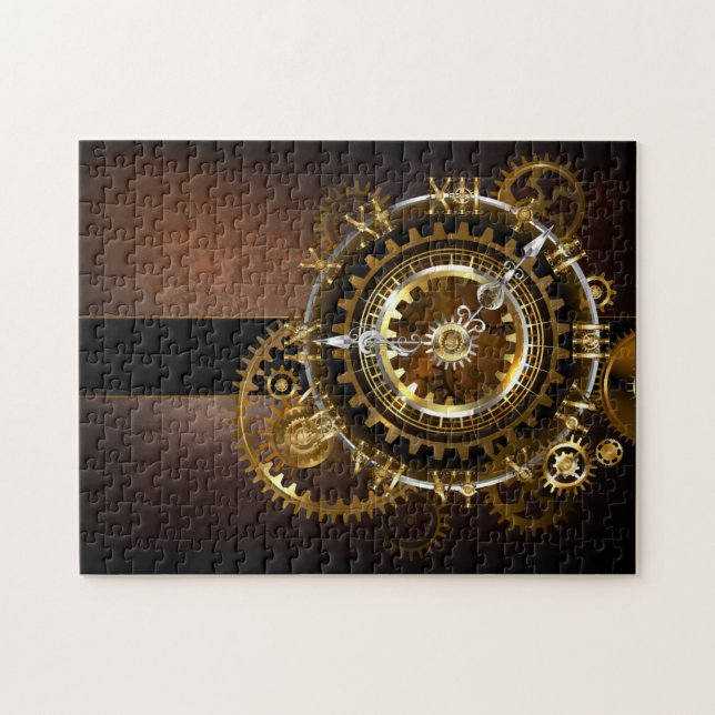 Steampunk clock puzzle (Horizontal)