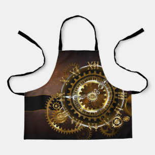 Steampunk clock schürze
