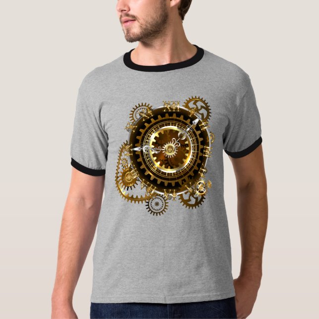 Steampunk clock T-Shirt (Vorderseite)