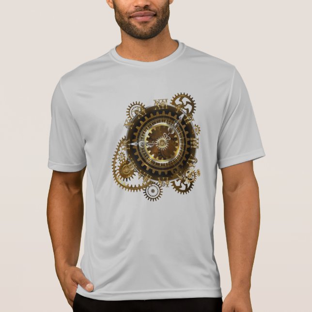 Steampunk clock T-Shirt (Vorderseite)