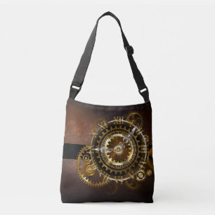 Steampunk clock tragetaschen mit langen trägern
