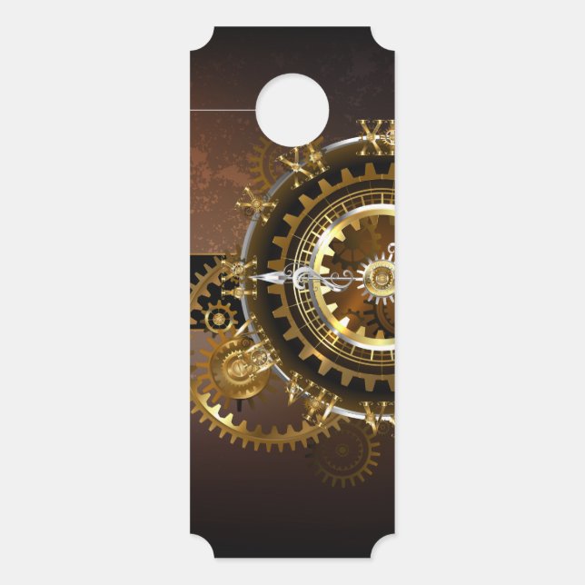 Steampunk clock türanhänger (Vorderseite)