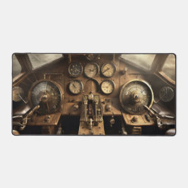 Steampunk-Cockpit Schreibtischunterlage