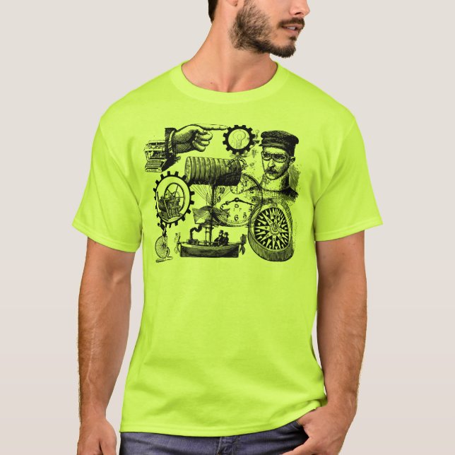 steampunk Collage Nr. 1 T-Shirt (Vorderseite)