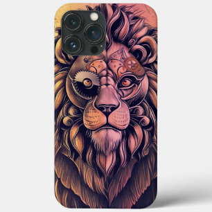 Steampunk Color Gradient Rustikale Lion Case-Mate iPhone Hülle