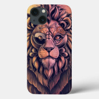 Steampunk Color Gradient Rustikale Lion