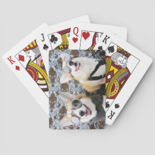 Steampunk Corgis Playing Cards Spielkarten