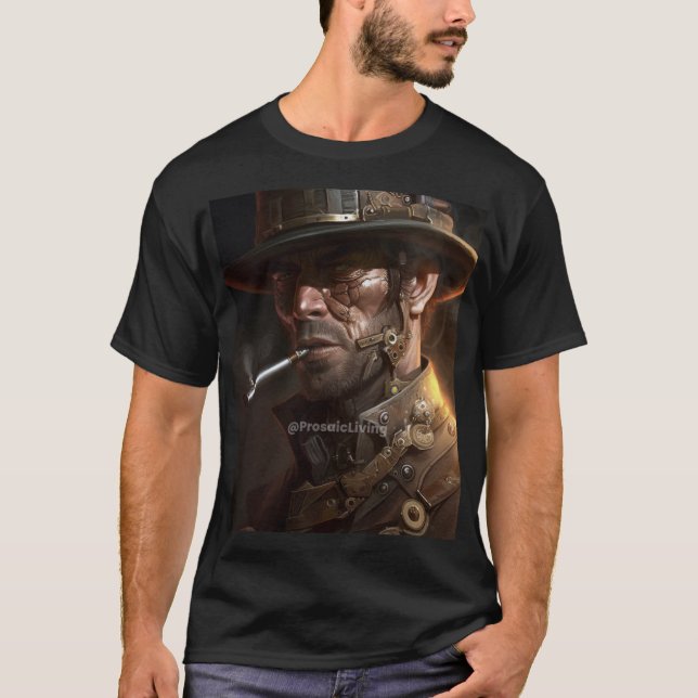 Steampunk Cowboy T-Shirt (Vorderseite)