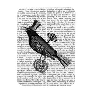 Steampunk Crow 2 Magnet