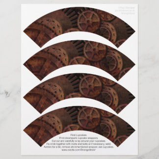 Steampunk Cupcake Wrappers