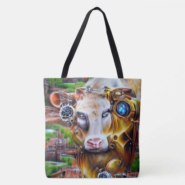 Steampunk Cyber Cow (Vorderseite)