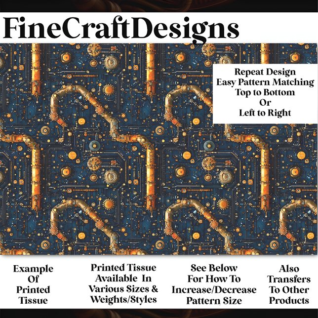 Steampunk-Cyberpunk-Kontrolle-Panel BM2-Decoupage Seidenpapier (Von Creator hochgeladen)