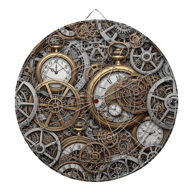 Steampunk-Dartscheibe Dartscheibe (vorne)