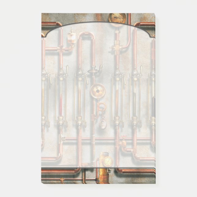 Steampunk - Das Schmierkrümmer Post-it Klebezettel (Vorderseite)