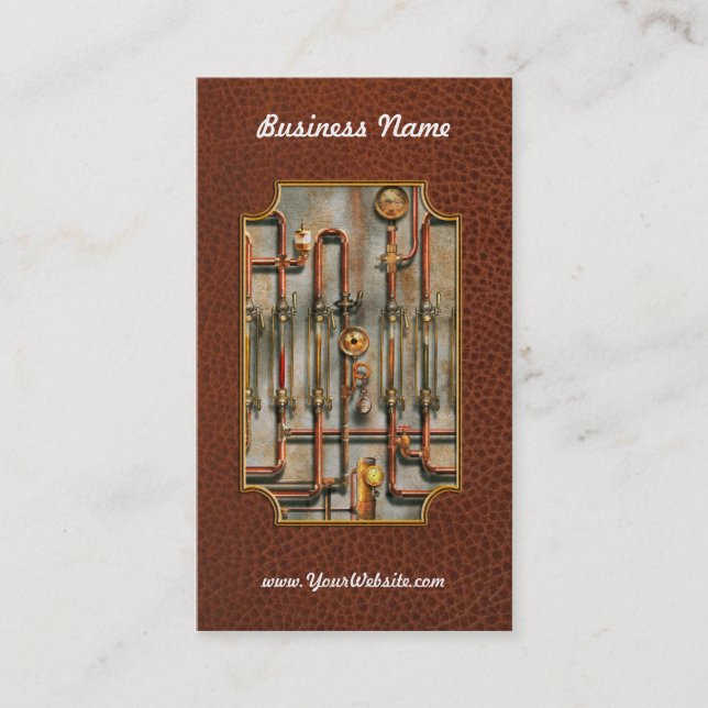 Steampunk - Das Schmierkrümmer Visitenkarte (Vorderseite)
