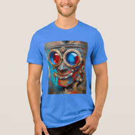 Steampunk Das Zin-Man-Portrait Tri-Blend Shirt