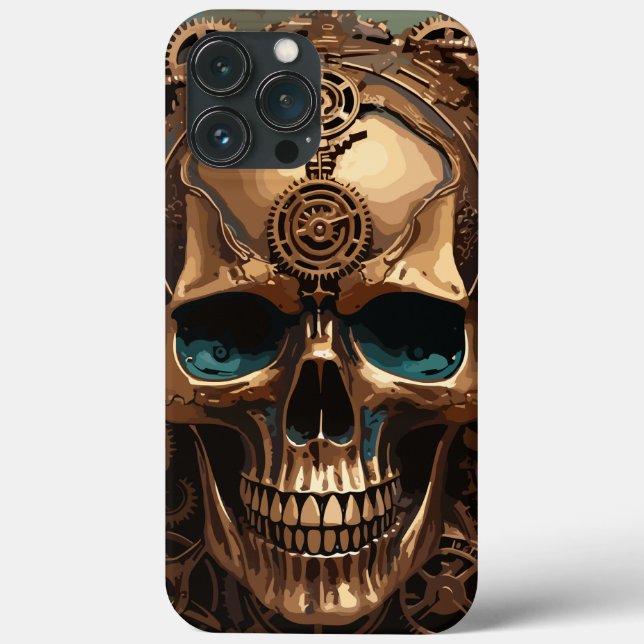 Steampunk Decorative Skull Case-Mate iPhone Hülle (Rückseite)