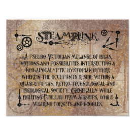 Steampunk-Definition Fotodruck
