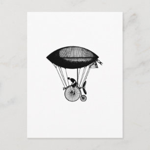 Steampunk-Derigicyclist Postkarte