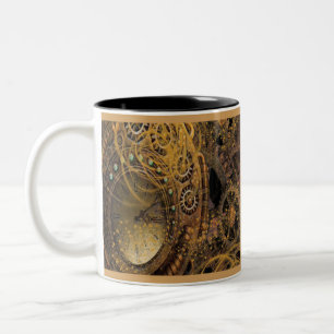 Steampunk-Design Zweifarbige Tasse