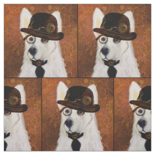 STEAMPUNK DEUTSCHER SCHÄFERHUND  STOFF