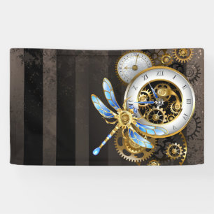 Steampunk-Dialoge mit Drachenfliege Banner