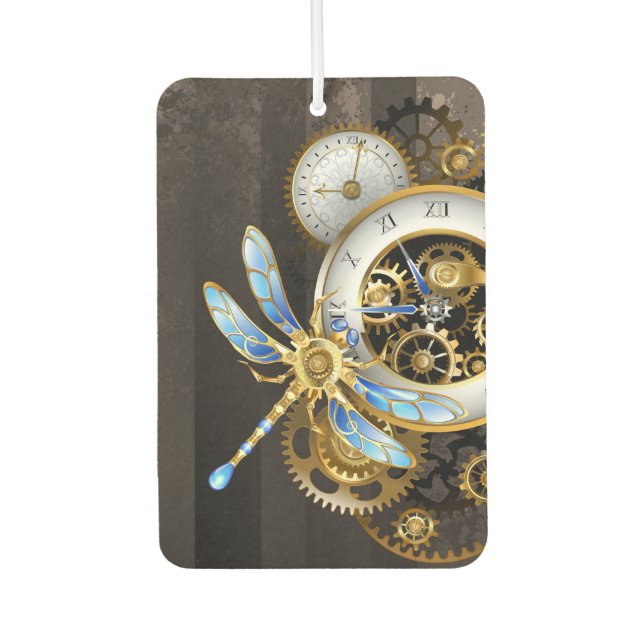 Steampunk-Dials mit Dragonfly Autolufterfrischer (Vorderseite)