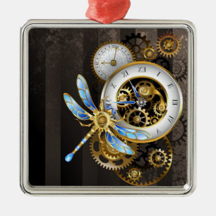 Steampunk-Dials mit Dragonfly Ornament Aus Metall