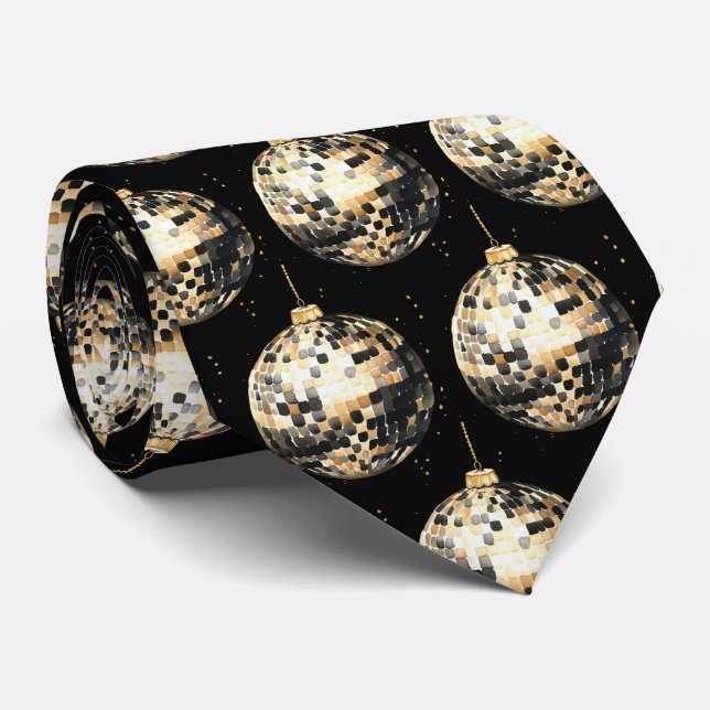 Steampunk-Disco-Krawatte Krawatte (Gerollt)