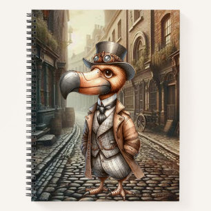 Steampunk Dodo Spiral Notebook Notizbuch