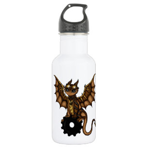 Steampunk Drache Trinkflasche