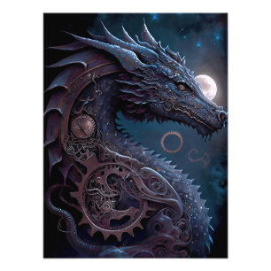 Steampunk Dragon Fotodruck