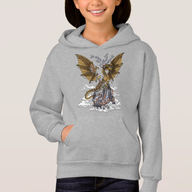 Steampunk Dragon Hoodie (Vorderseite)