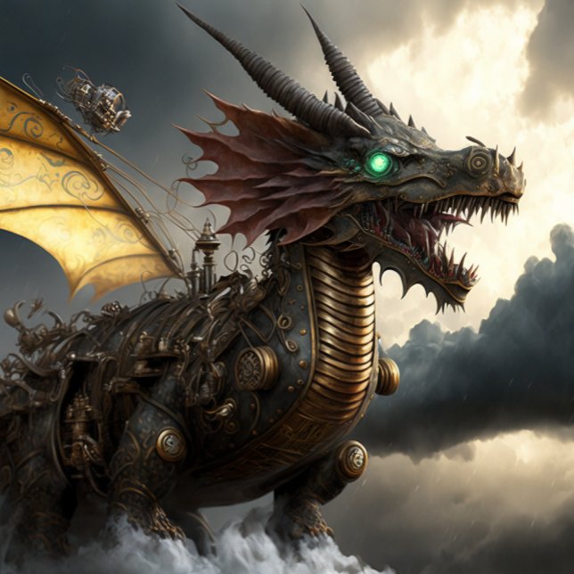 Steampunk Dragon Hoodie (Von Creator hochgeladen)