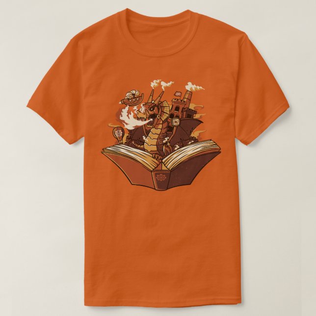 Steampunk Dragon von Tobe Fonseca T-Shirt (Design vorne)