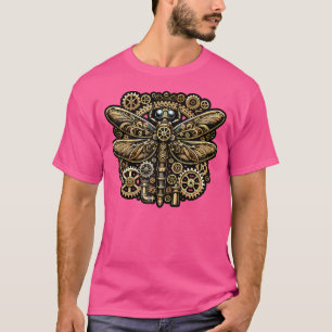 Steampunk Dragonfly Viktorianisch Art Mechanischer T-Shirt